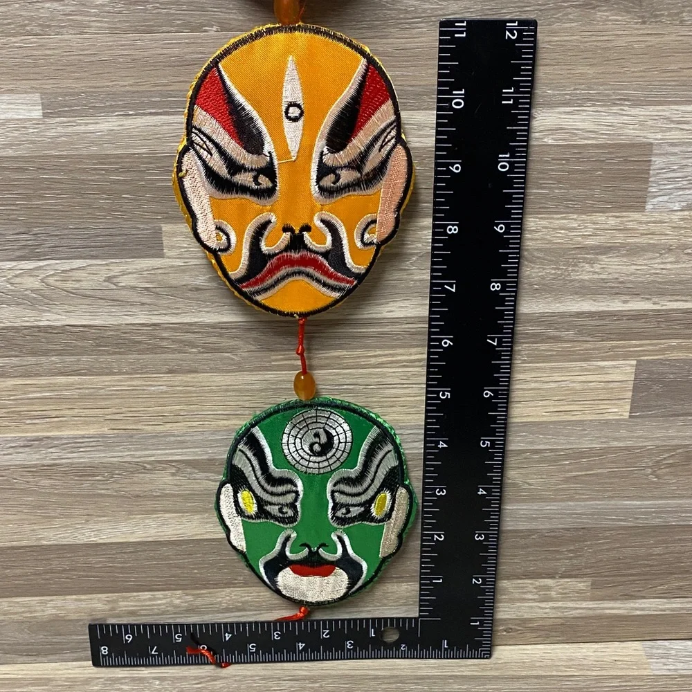 Chinese Mask Opera Colorful Mask Wall Hanging Decor traditional Chinese mask